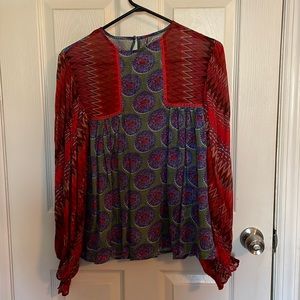 Anthropologie Miranda Peasant Blouse